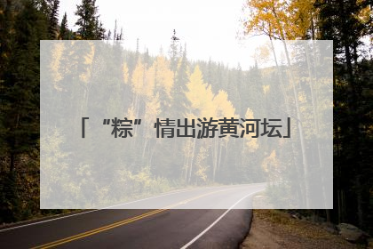 “粽”情出游黄河坛