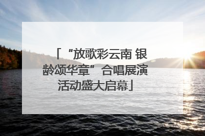 “放歌彩云南 银龄颂华章”合唱展演活动盛大启幕