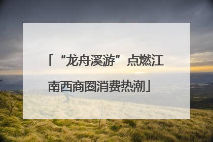 “龙舟溪游”点燃江南西商圈消费热潮