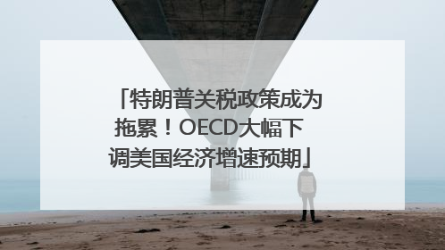 特朗普关税政策成为拖累！OECD大幅下调美国经济增速预期