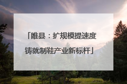 睢县：扩规模提速度 铸就制鞋产业新标杆