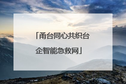 甬台同心共织台企智能急救网