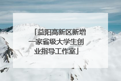 益阳高新区新增一家省级大学生创业指导工作室