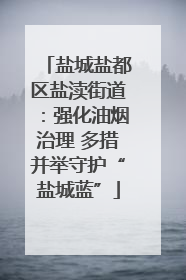 盐城盐都区盐渎街道：强化油烟治理 多措并举守护“盐城蓝”