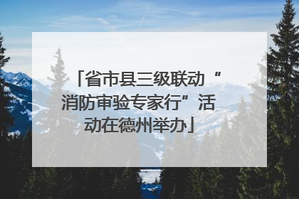 省市县三级联动“消防审验专家行”活动在德州举办