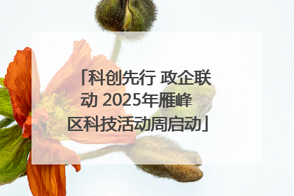 科创先行 政企联动 2025年雁峰区科技活动周启动