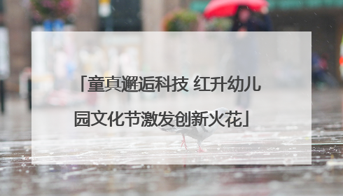 童真邂逅科技 红升幼儿园文化节激发创新火花