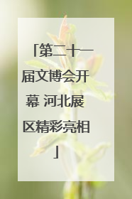 第二十一届文博会开幕 河北展区精彩亮相