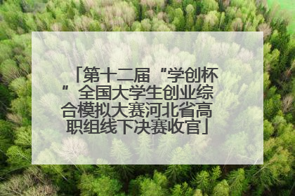 第十二届“学创杯”全国大学生创业综合模拟大赛河北省高职组线下决赛收官