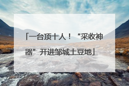 一台顶十人！“采收神器”开进邹城土豆地