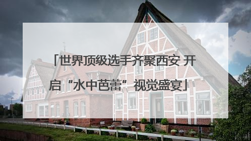 世界顶级选手齐聚西安 开启“水中芭蕾”视觉盛宴