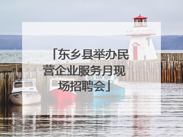 东乡县举办民营企业服务月现场招聘会