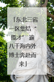 东北三省一区集结“揽才” 逾八千海内外博士奔赴而来