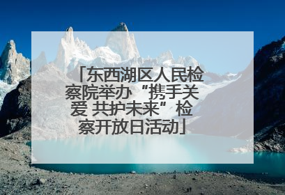 东西湖区人民检察院举办“携手关爱 共护未来”检察开放日活动