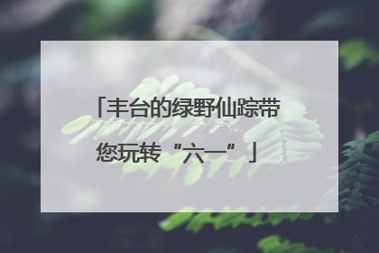 丰台的绿野仙踪带您玩转“六一”