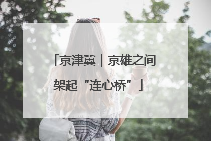 京津冀｜京雄之间架起“连心桥”
