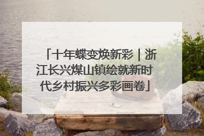 十年蝶变焕新彩｜浙江长兴煤山镇绘就新时代乡村振兴多彩画卷