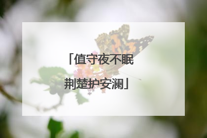值守夜不眠 荆楚护安澜