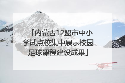 内蒙古12盟市中小学试点校集中展示校园足球课程建设成果