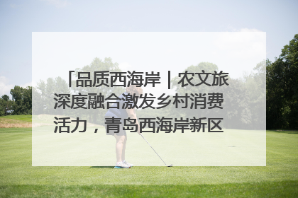 品质西海岸｜农文旅深度融合激发乡村消费活力，青岛西海岸新区的乡村振兴实践