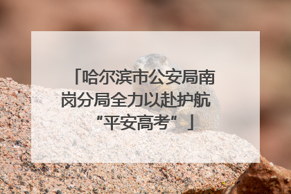 哈尔滨市公安局南岗分局全力以赴护航“平安高考”