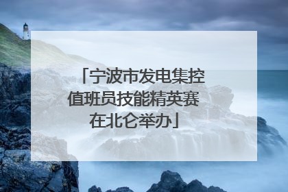 宁波市发电集控值班员技能精英赛在北仑举办