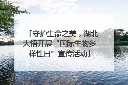 守护生命之美，湖北大悟开展“国际生物多样性日”宣传活动