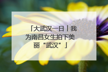 大武汉一日︱我为南昌女生拍下美丽“武汉”