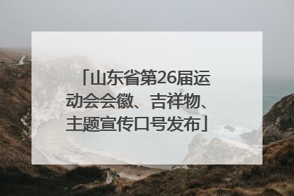 山东省第26届运动会会徽、吉祥物、主题宣传口号发布