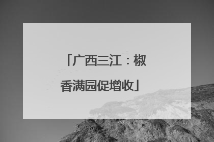 广西三江：椒香满园促增收