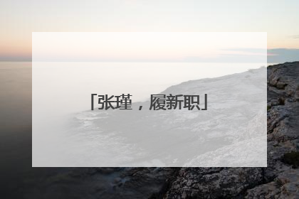 张瑾，履新职