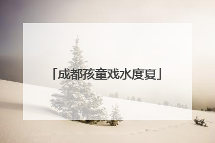 成都孩童戏水度夏