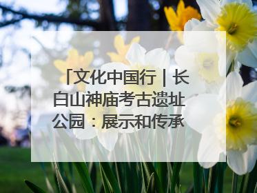 文化中国行｜长白山神庙考古遗址公园：展示和传承多民族文化交融