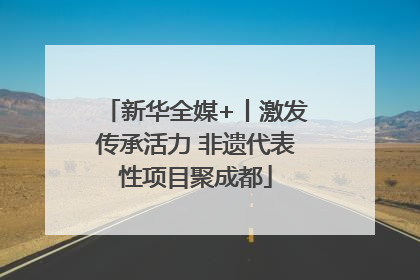 新华全媒+丨激发传承活力 非遗代表性项目聚成都
