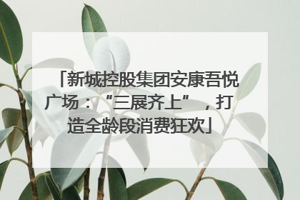 新城控股集团安康吾悦广场：“三展齐上”，打造全龄段消费狂欢
