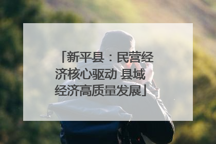 新平县：民营经济核心驱动 县域经济高质量发展