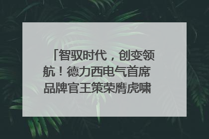 智驭时代，创变领航！德力西电气首席品牌官王策荣膺虎啸奖年度品牌人物