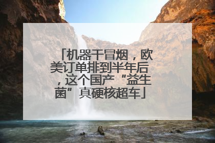 机器干冒烟，欧美订单排到半年后，这个国产“益生菌”真硬核超车