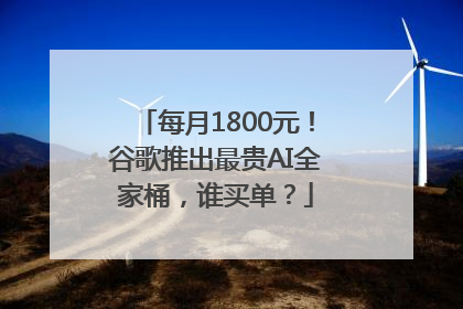 每月1800元！谷歌推出最贵AI全家桶，谁买单？