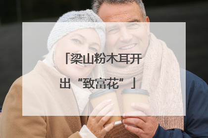 梁山粉木耳开出“致富花”