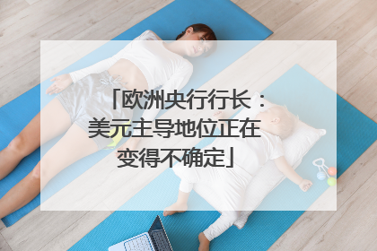 欧洲央行行长：美元主导地位正在变得不确定