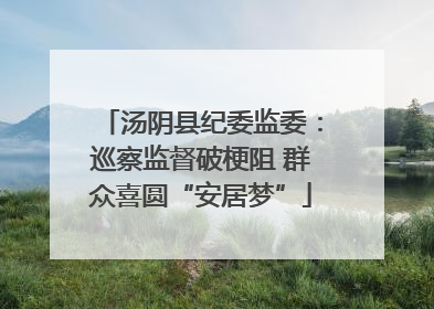 汤阴县纪委监委：巡察监督破梗阻 群众喜圆“安居梦”