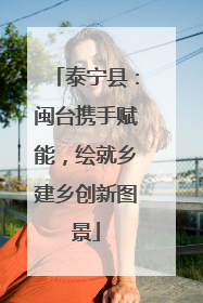 泰宁县：闽台携手赋能，绘就乡建乡创新图景