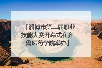 淄博市第二届职业技能大赛开幕式在齐鲁医药学院举办