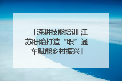 深耕技能培训 江苏盱眙打造“职”通车赋能乡村振兴