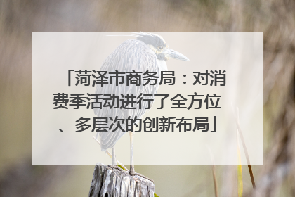 菏泽市商务局：对消费季活动进行了全方位、多层次的创新布局