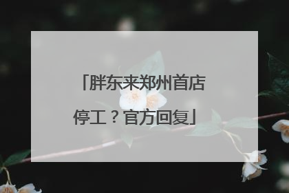 胖东来郑州首店停工？官方回复