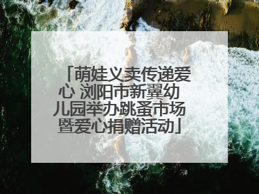 萌娃义卖传递爱心 浏阳市新翼幼儿园举办跳蚤市场暨爱心捐赠活动