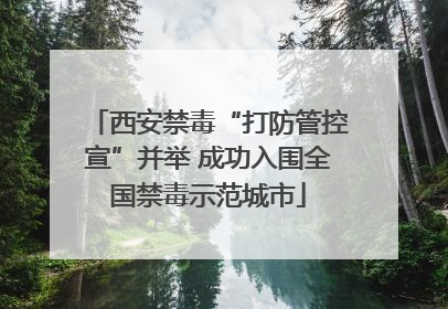 西安禁毒“打防管控宣”并举 成功入围全国禁毒示范城市