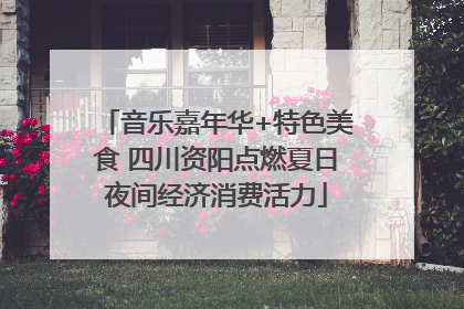 音乐嘉年华+特色美食 四川资阳点燃夏日夜间经济消费活力